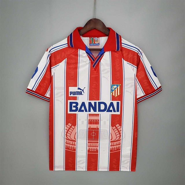 AAA Quality Atletico Madrid 96/97 Home Soccer Jersey